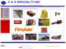 Website Snapshot of C & S Specialty Inc